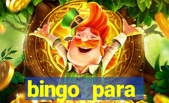 bingo para despedida de solteira para imprimir